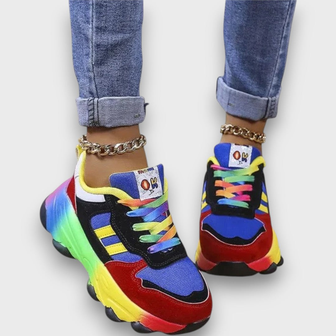Chrystane – Orthopedic Rainbow Sneakers