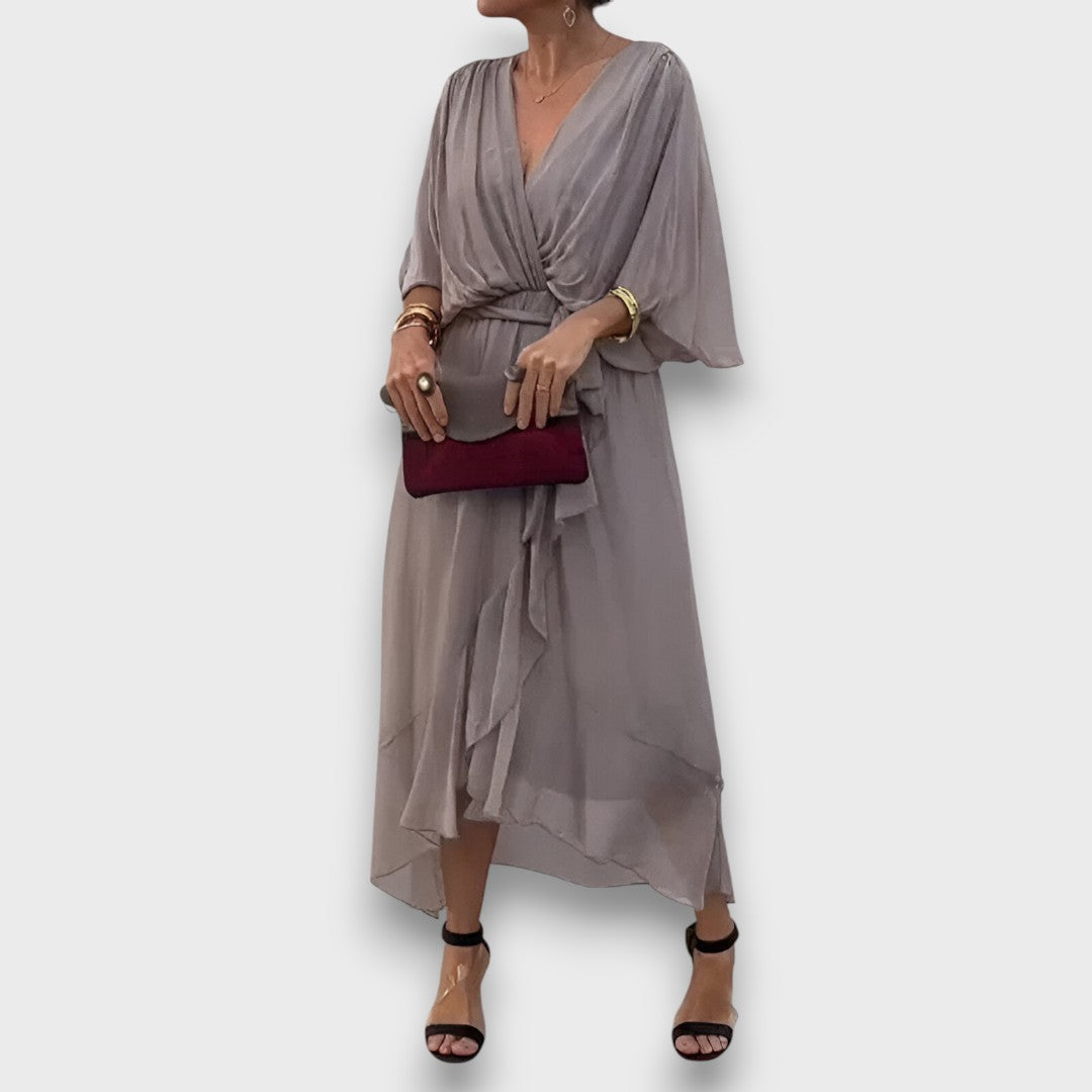 Monica – Airy Dress with V-Neck