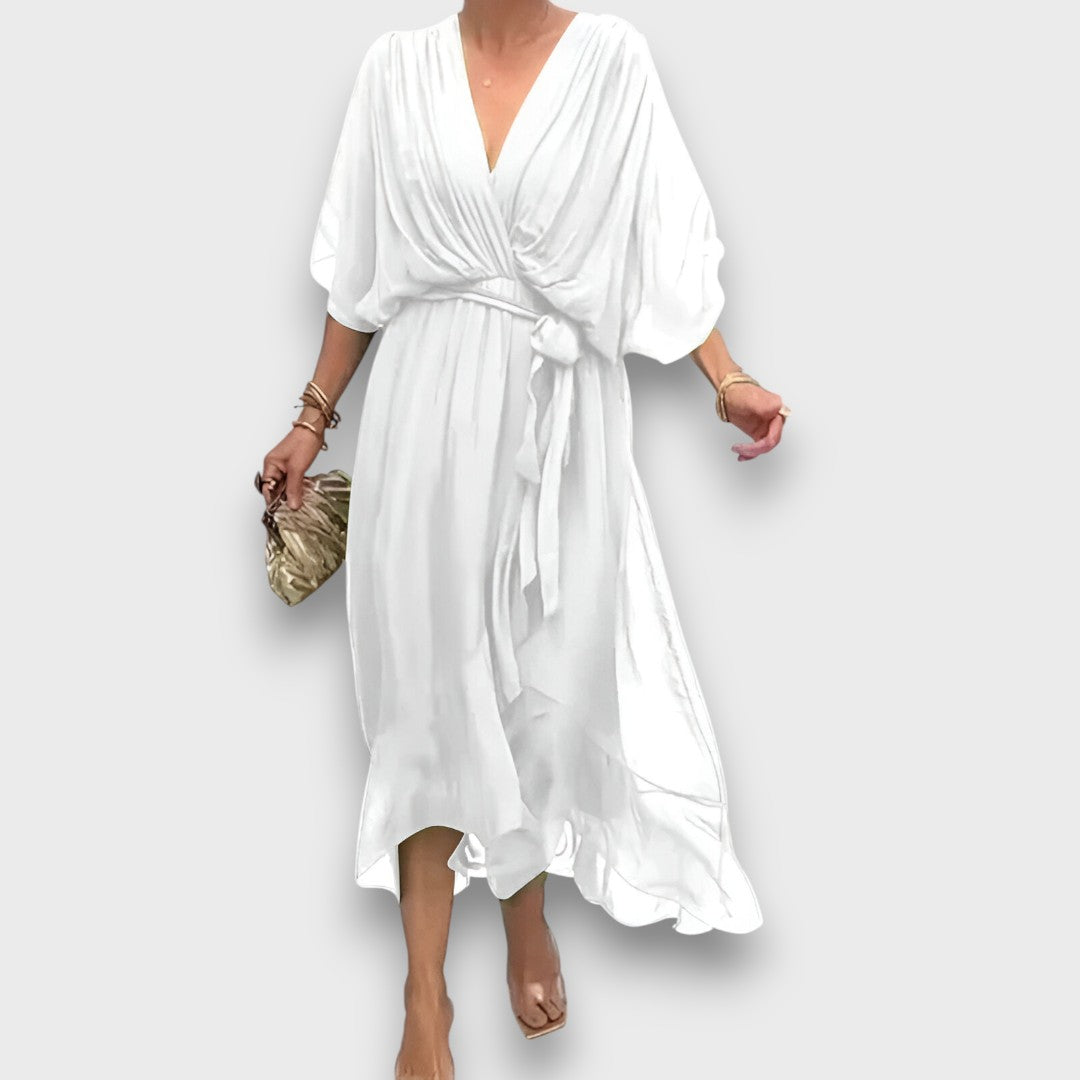 Monica – Airy Dress with V-Neck