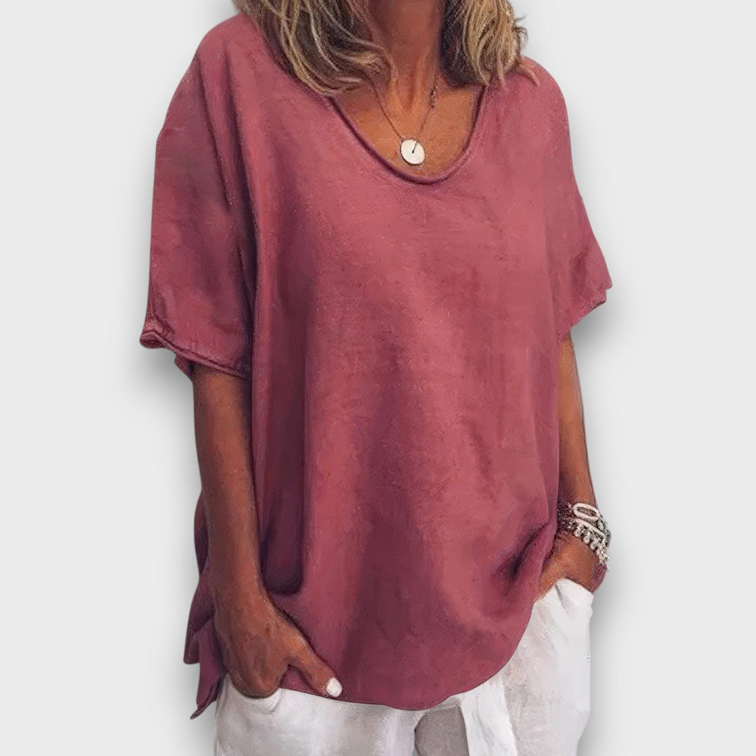 Ilyana – Simple Oversized Blouse for Every Day