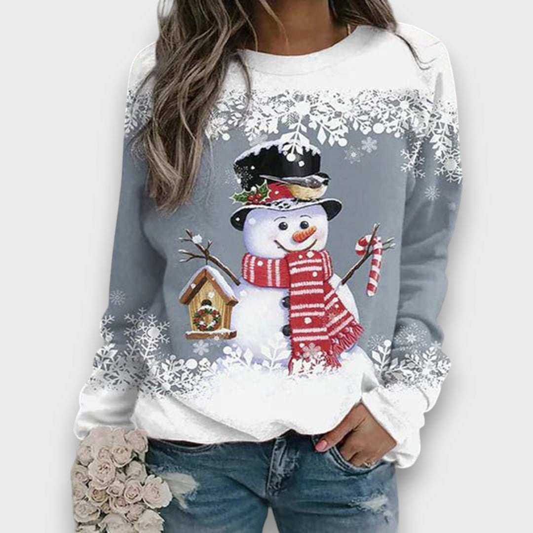Mailena – Christmas Sweater with Snowman