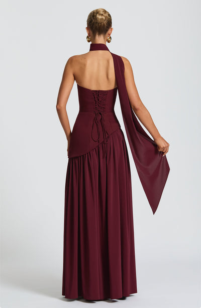 Rynellea - Elegant Strapless Evening Dress