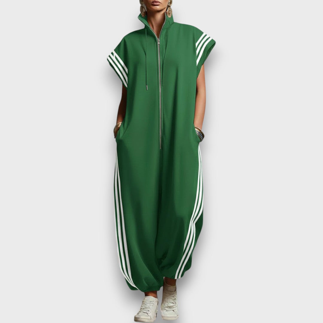 Rana – Zip-Front Utility Jumpsuit