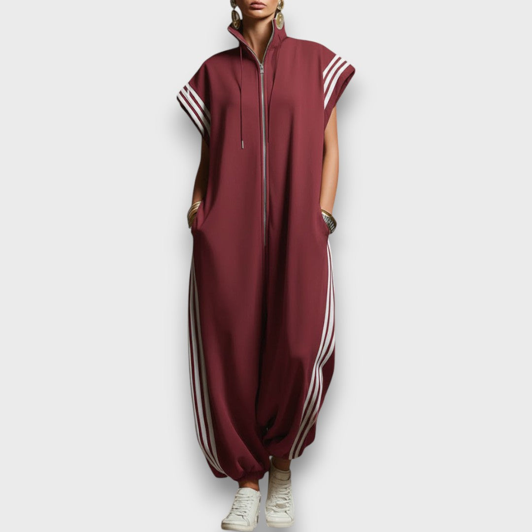 Rana – Zip-Front Utility Jumpsuit