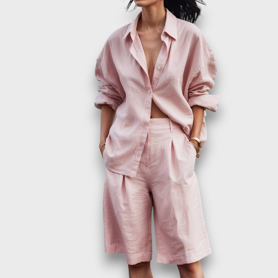 Isa – Shirt Set with Shorts